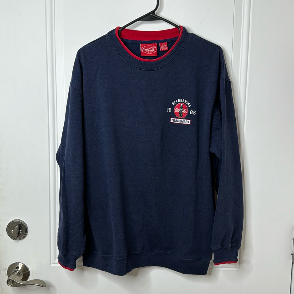 Coca Cola Brand Crewneck Sweater Coca Cola Brand Crewneck Sweater